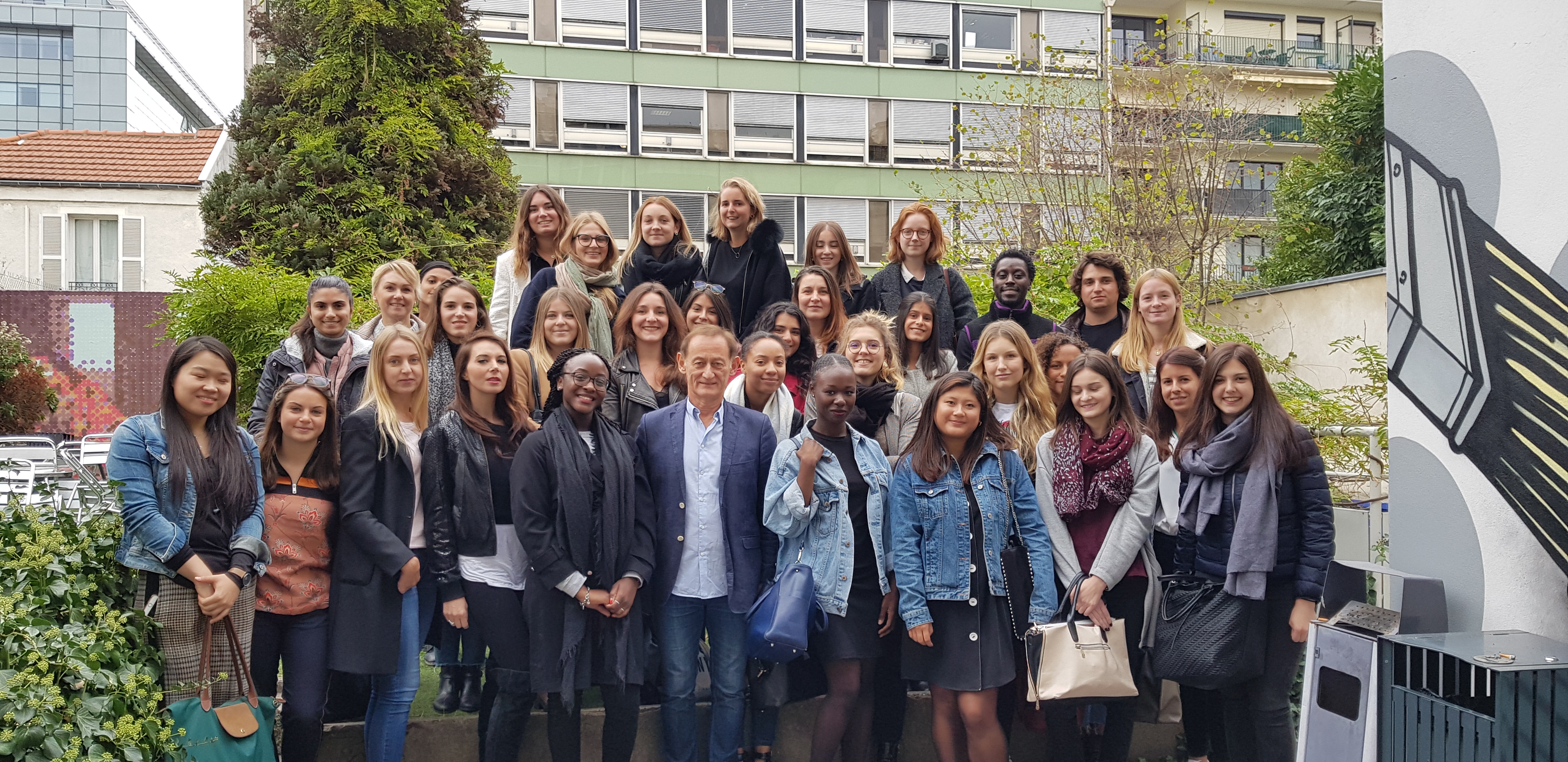 Promotion 2019 cursus "International" du Master marketing de l'EFAP